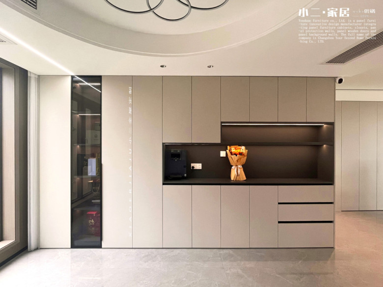 【小二家居3305 全屋定制】竹韻茗苑 現(xiàn)代簡約-櫥柜衣柜定制家具 生產(chǎn)流程跟進