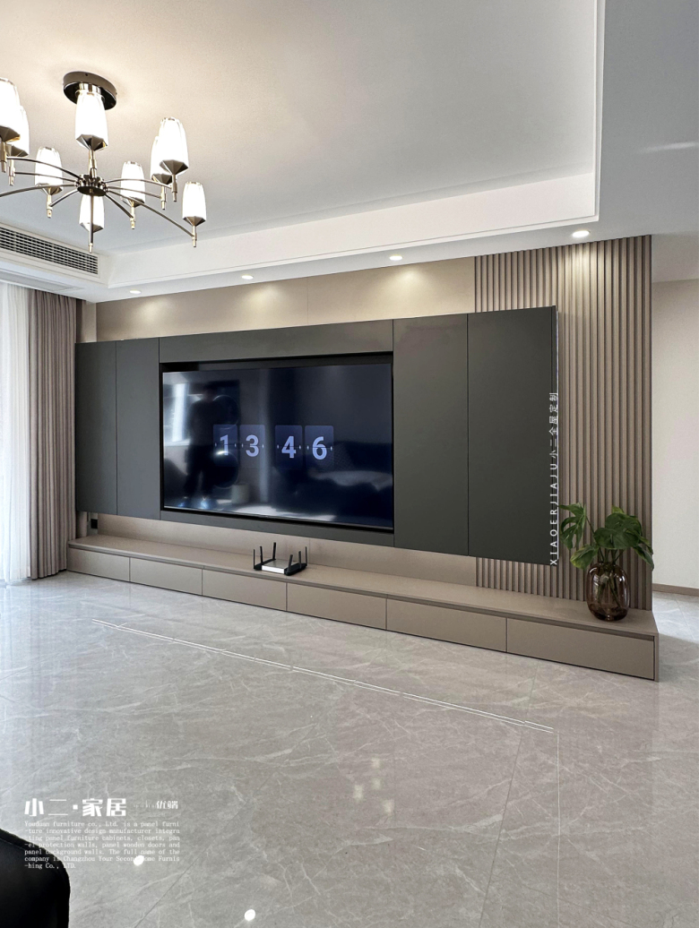 【小二家居2329 全屋定制】中央花園 現(xiàn)代簡(jiǎn)約-櫥柜衣柜定制家具 生產(chǎn)流程跟進(jìn)