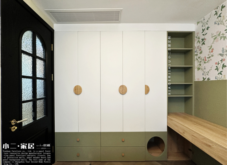 小二家居4750 全屋定制】美的國賓府 現(xiàn)代簡約-櫥柜衣柜定制家具 生產(chǎn)流程跟進